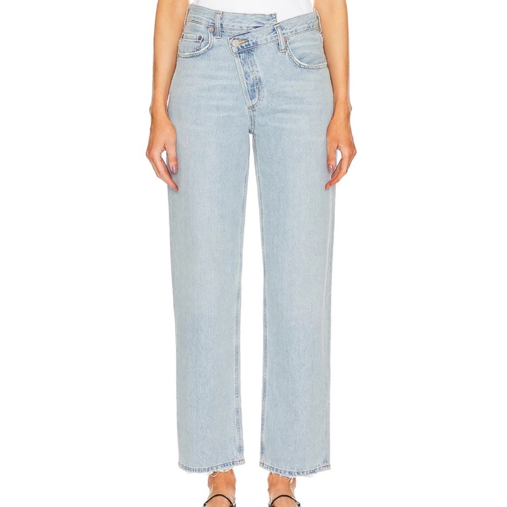 Agolde criss cross jeans